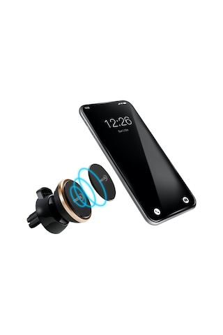 Space24 Sp118 Mıknatıslı Araç İçi Telefon Tutucu Siyah