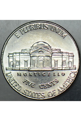 Amerika 5 Cent 2022 D Jefferson Nıckel. Çilaltı+