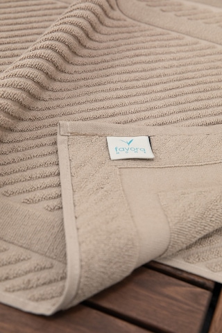 Leoline %100 Pamuk Premium 2'li Ayak Havlusu - Kahve Kahve