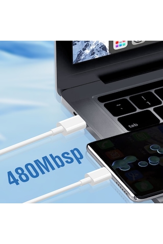 120w 7 Amper Ultra Hızlı Şarj Data Kablosu Type-c Şarj Kablosu Tüm Telefon Tabletler İçin Uyumludur