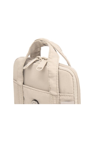 Smart Bags Mikro Poly Kumaş Askılı Mini Boy Kadın Cüzdanı 3346 Bej