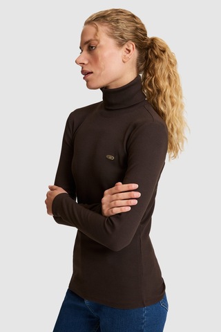 U.s. Polo Assn. Kadın Koyu Kahverengi Tişört 50333795-vr084