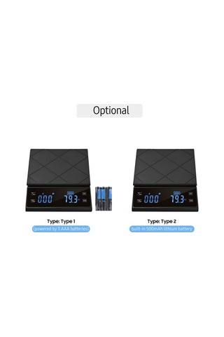 Besthome1 3kg/0.1g Dokunmatik Ekranlı Dijital Terazi - Siyah, Şarjlı Batarya Ek6012 Pasta Kahve Pişirme İçin Siyah