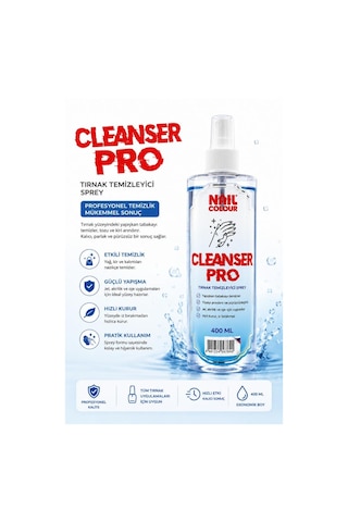 Ocean Nail Colour Protez Tırnak Jel Kat Temizleme Cleanser 400 Ml