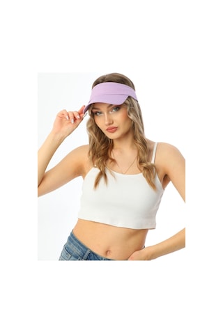 Uv Koruyuculu Unisex Siperlikli Lia Şapka Lila