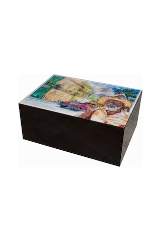 Gentili Emilio Siyah Lake Humidor 373025