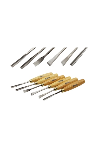 Rox Wood 15399063 Ahşap Oyma Iskarpela Seti 6 Parça Ahşap Kutulu