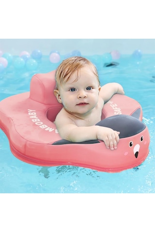 Mambobaby Bel Destekli Yüzme Simidi - Pembe