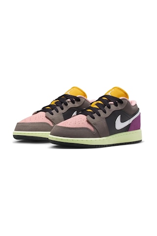 Nike Air Jordan 1 Low 'tokyo Bio Hack' Special Edition Leather Unisex Sneaker Hakiki Deri Günlük Spor Ayakkabı Pembe-kahverengi
