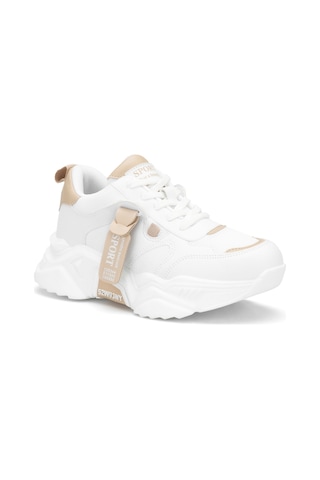Dark Seer Ds.pmd239k2051 Sneaker Günlük Spor Ayakkabı 2025 Kadın Beyaz-bej