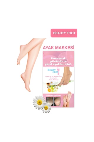 Beauty Foot Papatya ve Meyve Özlü Yenileyici Ayak Maskesi