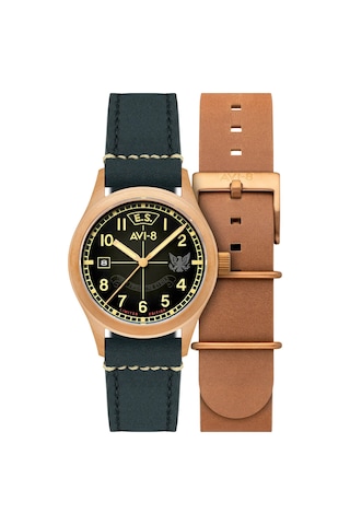 Avı-8 Flyboy Eagle Squadron Automatic Bronze 85th Limited Edition Altın 25226362