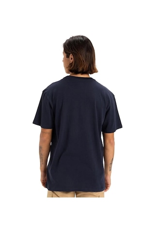 Quiksilver Locked Up Erkek Tişört Lacivert