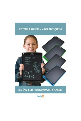 8.5 İnç Taşınabilir Lcd Çizim Eğitim Tableti 1 Adet