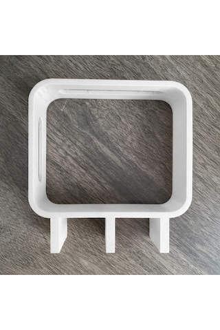 Go 3 Uyumlu Hoparlör Standı Masaüstü Yükseltici Mini Speaker Tutucu Beyaz