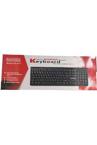 Raynox RX-K14 Usb Kablolu Multimedya Q Klavye