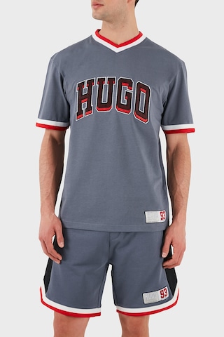 Hugo Erkek T Shirt 50510173 462 Mavi Mavi