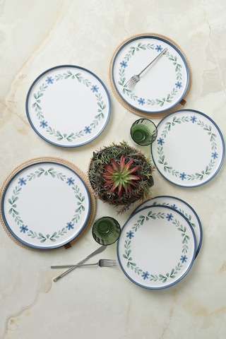 Keramika Daphne Nordic Servis Tabağı 28 Cm 6 Adet 22921 Çok Renkli