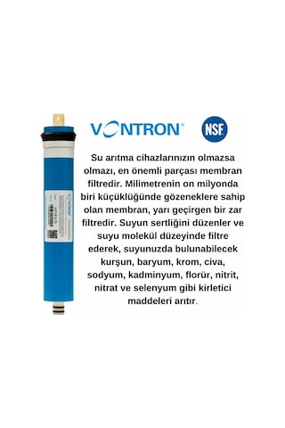 Ihlas Aura Cebilon Plus Uyumlu 5'li Filtre Seti Vontron Membran