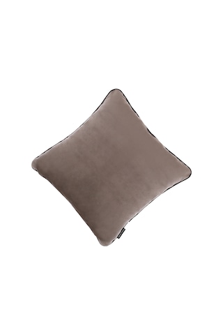 Biyeli Kırlent Yastık Kılıfı Vizon Rengi 45x45