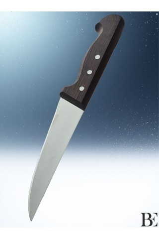 Beknife Bemiral Bıçak No.1 14 Cm 10121.14 Wenge Saplı İşlemeli Kasap Bıçağı 36mm X 140mm X 3mm