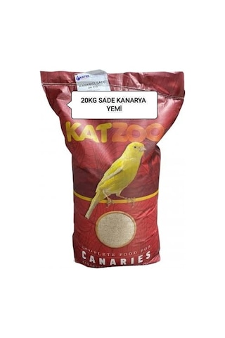Katzoo Sade Kanarya Yem Cift Eleme 20 KG