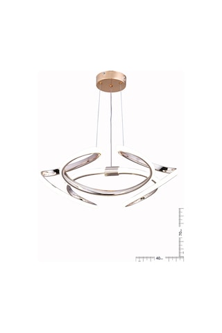 Napoli Büyük Gold Avize Gold