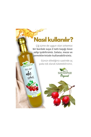 Alıç Sirkesi 500 Ml - Organik Doğal Fermente