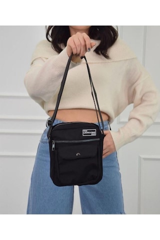 Unisex Siyah Askılı Ve Omuz Çantası Siyah