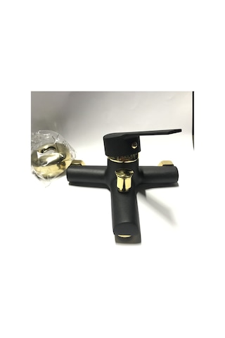 Siyah Gold Banyo Bataryası Musluğu Pirinç Gövde Diğer