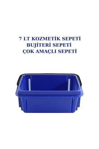 10adet 7Litre Kozmetik Sepeti Bijuteri Sepeti Kırtasiye Sepeti M