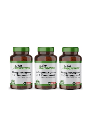 Nutrition Magnesium L-threonate Magnezyum L-treonat 2000 Mg 90 Kapsül Vegan X 3 Adet