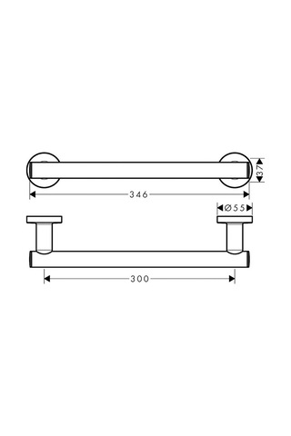 Hansgrohe Logis Universal Tutamak Krom Krom