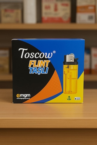 Toscow Taşlı Çakmak 50 Li Paket Şeffaf