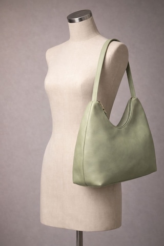 Alyora Mint Yeşili Soft Dokulu Omuz Çantası Modern Minimal Stil Yeşil