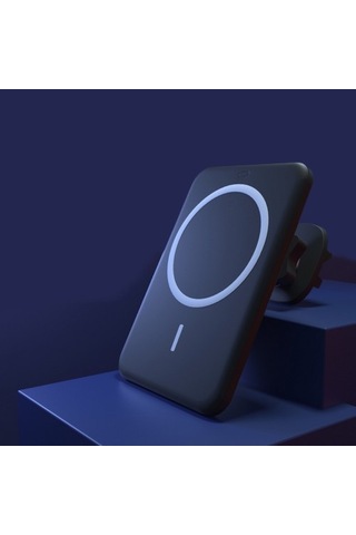 Wisdomselect Qi 15w Otomatik Sıkma Araç Telefonu Tutucu Kablosuz Şarj-15w Evrensel-siyah Siyah Vantuzlu 6v8ca4