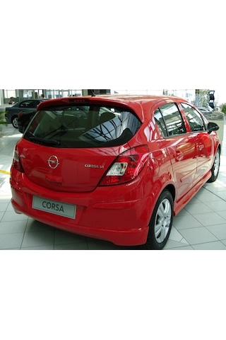 Opel Corsa D Spoiler 4 Kapı Fiber Astarlı