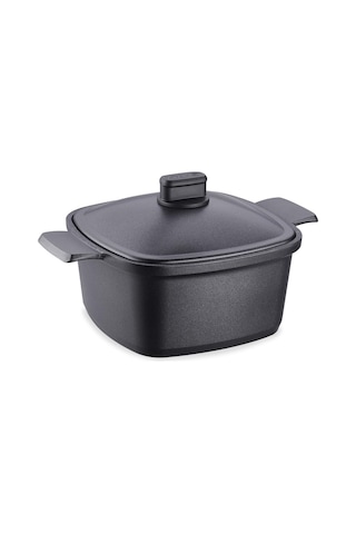 Korkmaz A2581 Casterra Kare Döküm Tencere 20x20x10,5 Sku: Smg8690010554949 Açık