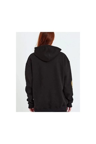 Butik İstanbul Baskılı Kapüşonlu Sweatshirt - Siyah