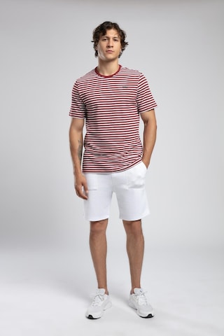 Lee Cooper Skyler Erkek %100 Pamuk O Yaka T-shirt-21634 Beyaz