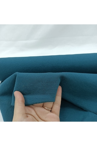1 1 Bebe Kaşkorse Ribana Kumaş Kumaş Eni: 35 Cm Tüp %95 Pamuk %5 Elastan 200 Mavi