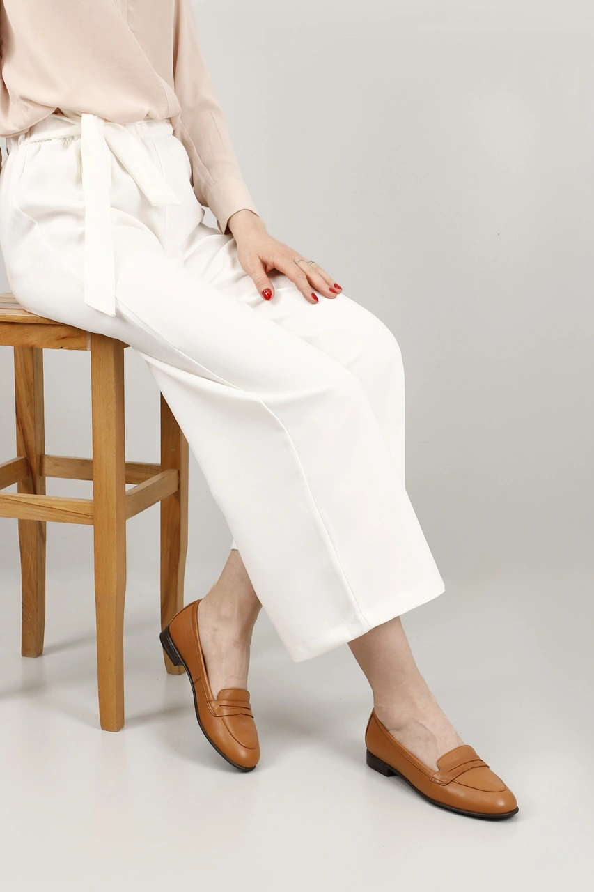 Gönderi R Kadın Açık Taba Hakiki Deri Babet Gdza13424161 Açık Taba