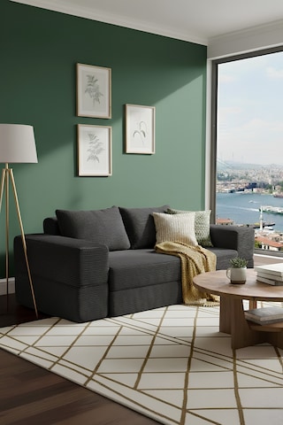 Reflekta Havuzlu Sünger Koltuk Yataklı Açılır 150x180 Rollpack Sünger Koltuk Çok Renkli