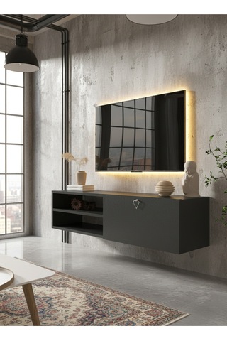 Resital Tv Ünitesi S1246-4 Antrasit Antrasit