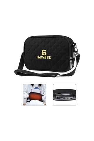 Fastbuy 40-60 C Ayarlanabilir Sıcaklık, 4 Seviye Zamanlayıcı, 4 Cep, Usb Girişli Haweel Hwl2133 Isıtıcı Çantası - Gri, Dijita