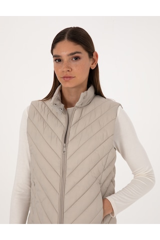 Pierre Cardin Kadın Taş Mont Yelek 50314047-vr049 Taş