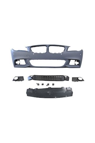 Bmw 5 Serı F10 10/13 Ön Tampon Astarlı Sis D.li Kapak/ızgralı/plaka Plas./far.yık.lı/sen.d Mtech