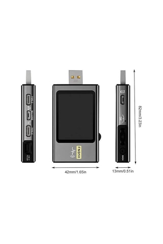 Fnırsı Fnb58 Bluetooth Usb Voltmetre Ampermetre Test Cihazı