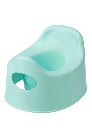 Çocuk Lazımlığı Yükseklik 18 Cm Pratik Kaymaz Lazımlık Turkuaz