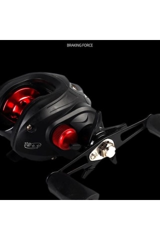 Novahub Kırmızı Yüksek Mukavemetli Balıkçılık Reel, Tuzlu Su Döküm Reel, Sağ El Balıkçılık Malzemeleri